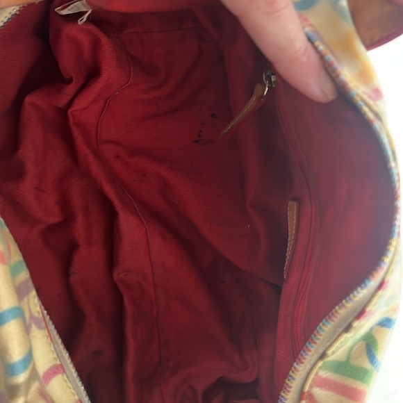 Dooney & Bourke purse and coin purse bundle with rainbow zipper - Picture 14 of 16